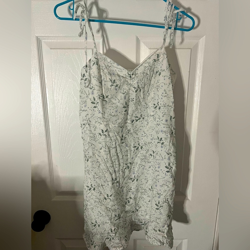 Ivy + Main White Floral Mini Dress